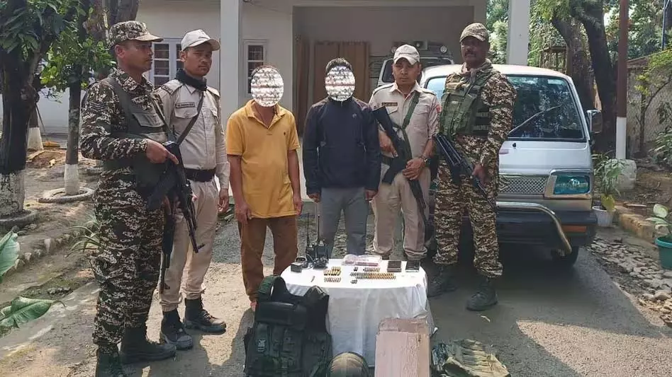 Manipur में सुरक्षा बलों द्वारा जबरन वसूली विरोधी अभियान तेज करने के बाद 18 उग्रवादी-अपराधी गिरफ्तार Manipur में सुरक्षा बलों द्वारा जबरन वसूली विरोधी अभियान तेज करने के बाद 18 उग्रवादी-अपराधी गिरफ्तार