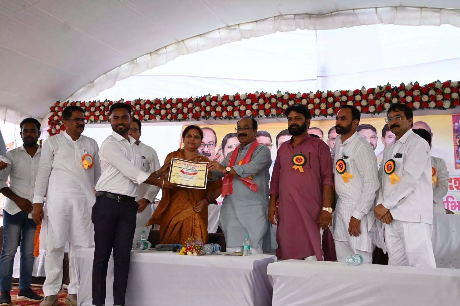 उप मुख्यमंत्री अरुण साव कर्मा माता मंदिर प्राण प्रतिष्ठा एवं सम्मान समारोह में हुए शामिल उप मुख्यमंत्री अरुण साव कर्मा माता मंदिर प्राण प्रतिष्ठा एवं सम्मान समारोह में हुए शामिल