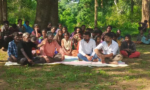 नागरहोल आदिवासियों का विरोध प्रदर्शन जारी, वन विभाग के खिलाफ गुस्सा