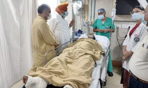 ड्रोन हमले में घायल दंपति को Ludhiana के अस्पताल में भर्ती कराया गया