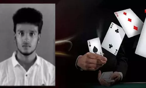 CHENNAI: ऑनलाइन रमी में 6 लाख रुपये हारने के बाद युवक ने की आत्महत्या CHENNAI: ऑनलाइन रमी में 6 लाख रुपये हारने के बाद युवक ने की आत्महत्या