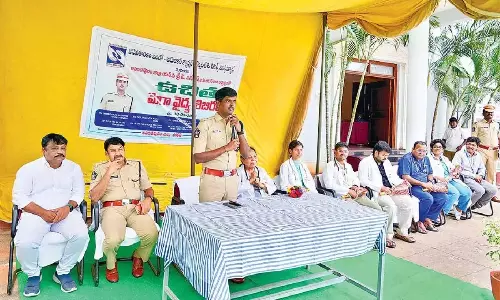 पुलिस के लिए निशुल्क मेगा चिकित्सा शिविर का आयोजन