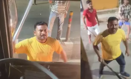 lakhimpur में सुरक्षा व्यवस्था सवालों के घेरे में, चालक पर हमला