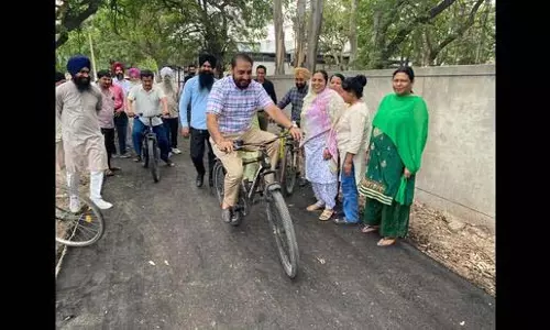 Mohali को मिला पहला साइकिल ट्रैक Mohali को मिला पहला साइकिल ट्रैक