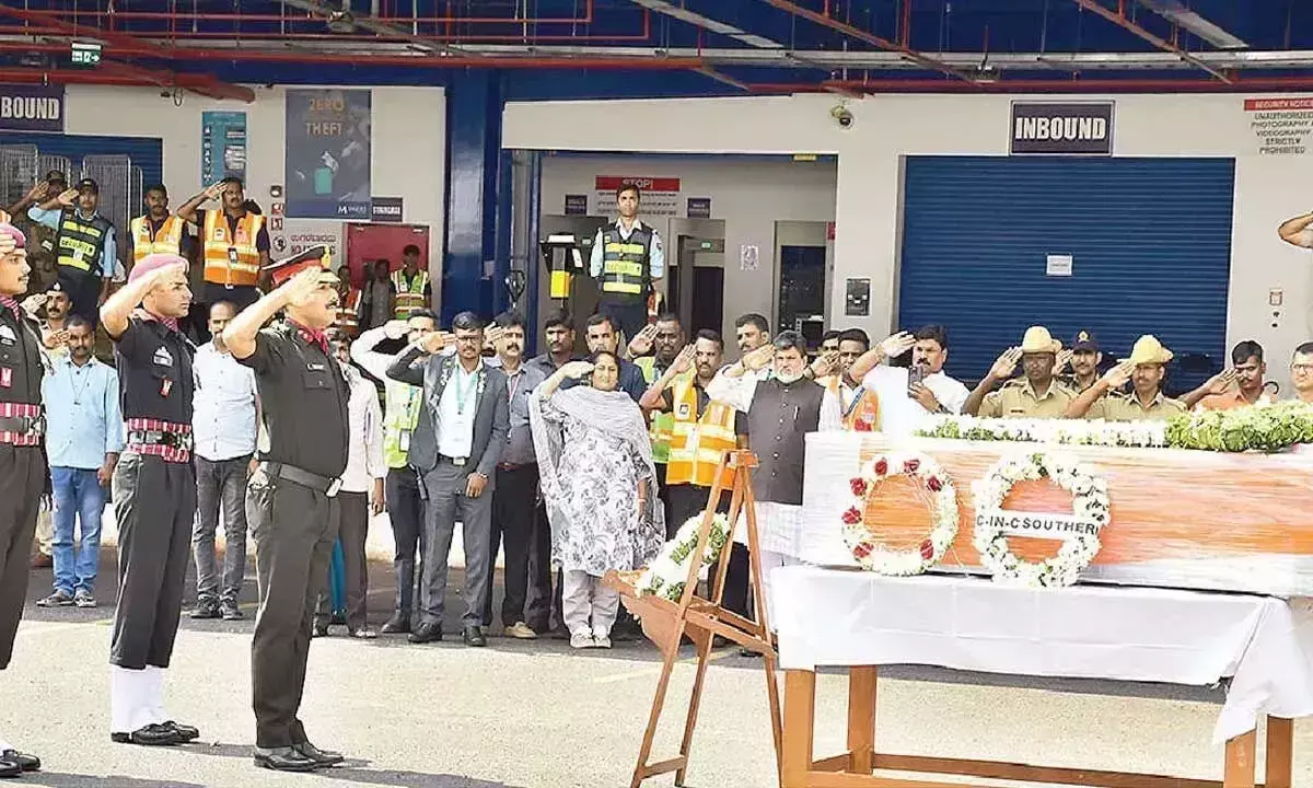 Andhra: वीर जवान मुरली नाइक का पार्थिव शरीर सैन्य सम्मान के साथ अंतिम संस्कार किया गया