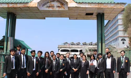 Shimla में विधि छात्रों ने लोक अदालत का दौरा किया Shimla में विधि छात्रों ने लोक अदालत का दौरा किया