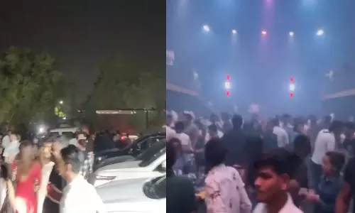 हाइपर क्लब में हाइपर पार्टी, तेलीबांधा टीआई ने लिया एक्शन हाइपर क्लब में हाइपर पार्टी, तेलीबांधा टीआई ने लिया एक्शन
