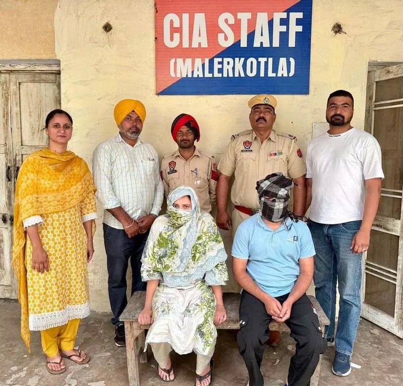 Malerkotla पुलिस ने सीमा पार जासूसी के आरोप में 2 लोग गिरफ्तार Malerkotla पुलिस ने सीमा पार जासूसी के आरोप में 2 लोग गिरफ्तार