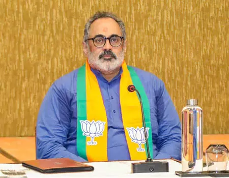 कांग्रेस कभी भी भारत की सफलता से खुश नहीं होती : राजीव चंद्रशेखर कांग्रेस कभी भी भारत की सफलता से खुश नहीं होती : राजीव चंद्रशेखर