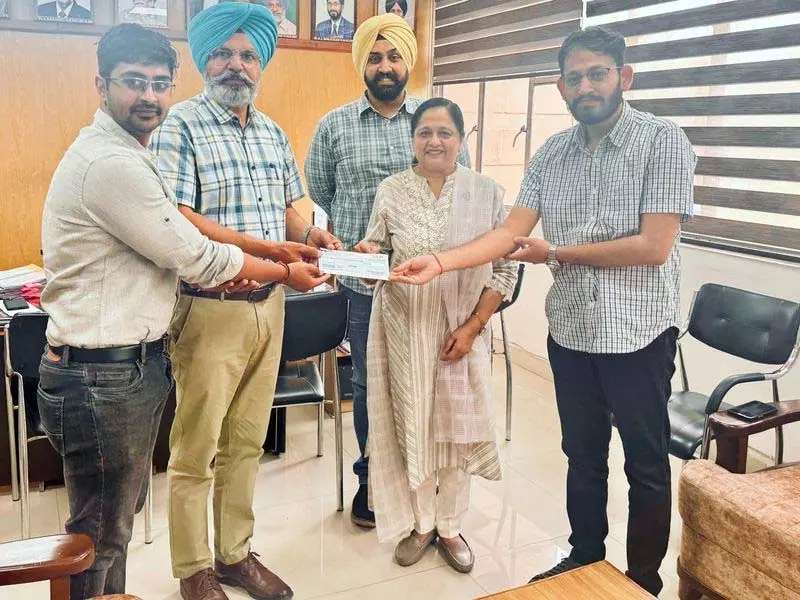 कृषि university द्वारा संचालित स्टार्टअप को बाजरा आधारित नवाचार के लिए 1.5 लाख रुपये का अनुदान मिला कृषि university द्वारा संचालित स्टार्टअप को बाजरा आधारित नवाचार के लिए 1.5 लाख रुपये का अनुदान मिला