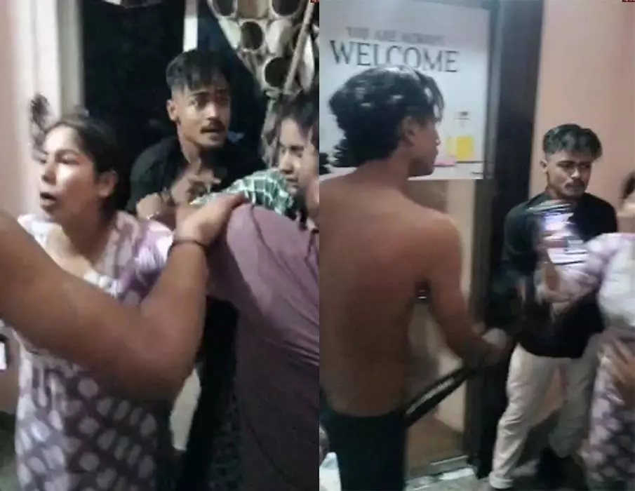 स्पा सेंटर में हाई वोल्टेज ड्रामा! अर्धनग्न युवक-युवतियों का बवाल स्पा सेंटर में हाई वोल्टेज ड्रामा! अर्धनग्न युवक-युवतियों का बवाल