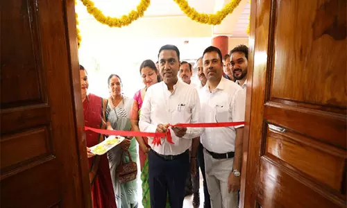 Goa CM ने अमोना में परियोजनाओं का उद्घाटन किया, आधारशिला रखी
