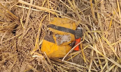 BSF ने पंजाब में हेरोइन के पैकेट और ड्रोन जब्त किए, सीमा पार तस्करी के प्रयास विफल किए BSF ने पंजाब में हेरोइन के पैकेट और ड्रोन जब्त किए, सीमा पार तस्करी के प्रयास विफल किए
