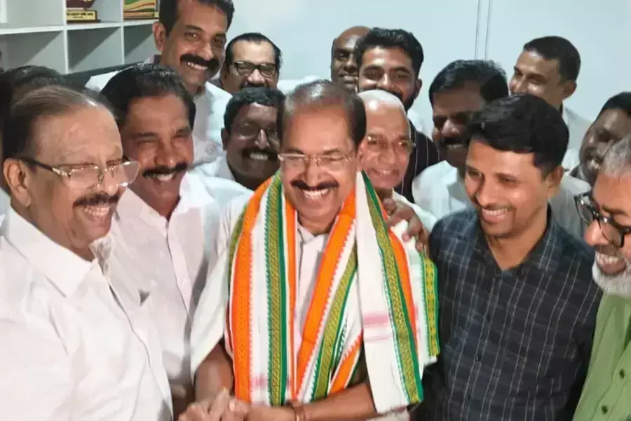 विधायक सनी जोसेफ ने अनुभवी कांग्रेस नेता को पछाड़कर KPCC  का नया अध्यक्ष बनाया