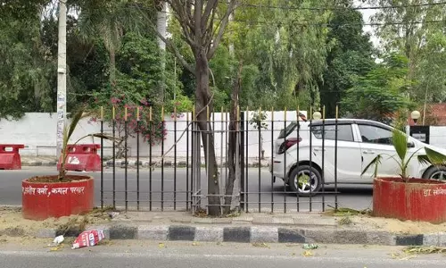 रोहतक में पौधे लगाने के लिए सड़क डिवाइडर की ग्रिल काटने पर Congress ने जताई आपत्ति