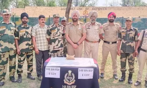 BSF ने 673 ग्राम हेरोइन जब्त की
