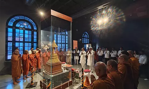 Kiren Rijiju, गजेंद्र सिंह शेखावत राष्ट्रीय संग्रहालय में बुद्ध पूर्णिमा समारोह में हुए शामिल