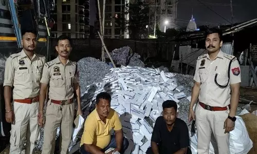 असम पुलिस ने विदेशी सिगरेट की बड़ी खेप जब्त की, दो गिरफ्तार