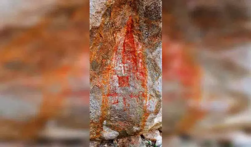 Mahbubnagar में मध्यकालीन काल की नई रॉक आर्ट साइट की खोज हुई Mahbubnagar में मध्यकालीन काल की नई रॉक आर्ट साइट की खोज हुई