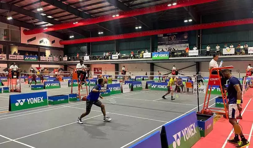 Yonex-Sunrise All India सीनियर रैंकिंग बैडमिंटन चैंपियनशिप में सनीथ ने सत्यमूर्ति को हराया Yonex-Sunrise All India सीनियर रैंकिंग बैडमिंटन चैंपियनशिप में सनीथ ने सत्यमूर्ति को हराया