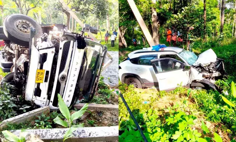 Kerala : मुथांगडा में कार और टॉरस लॉरी में टक्कर Kerala : मुथांगडा में कार और टॉरस लॉरी में टक्कर
