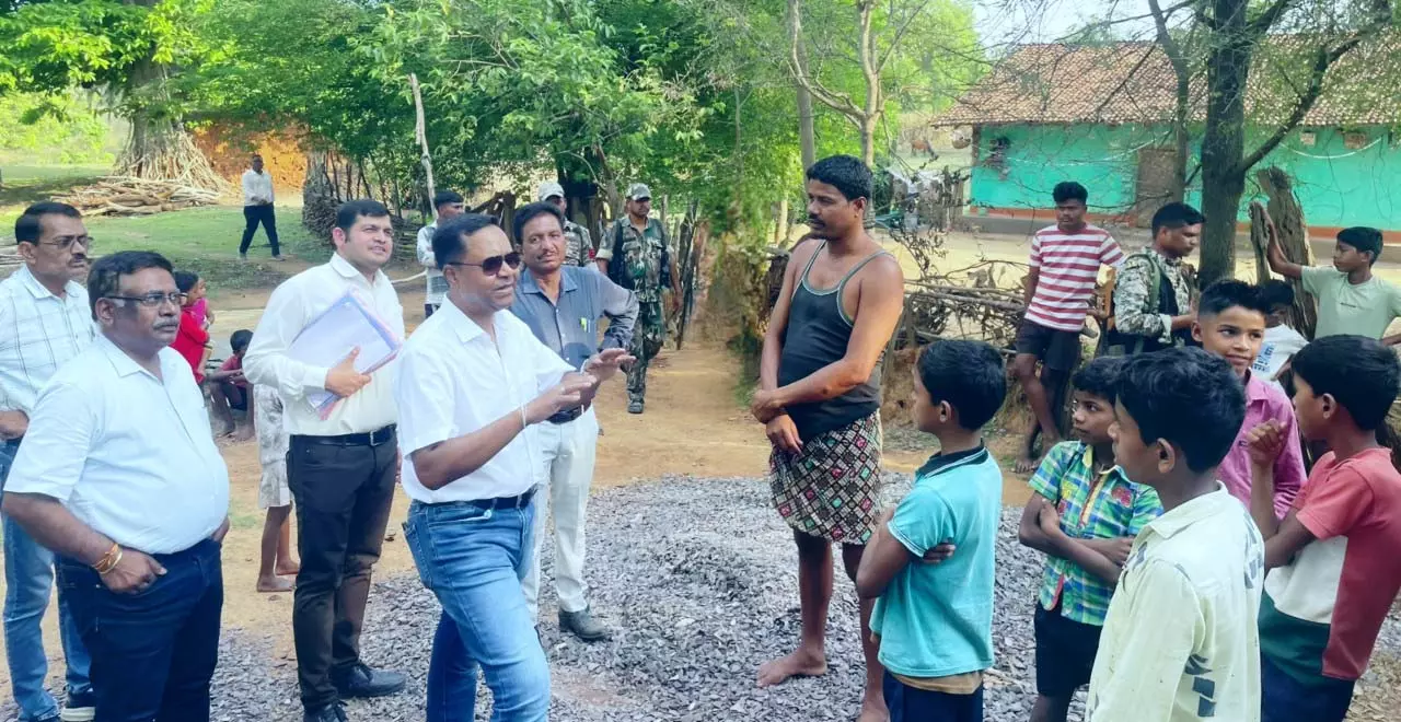 सुदूर वनांचल मर्दापाल में जल संसाधन विभाग के सचिव का सघन दौरा सुदूर वनांचल मर्दापाल में जल संसाधन विभाग के सचिव का सघन दौरा