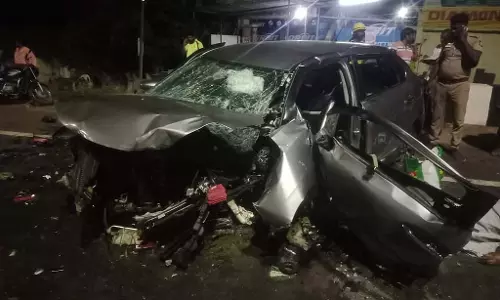 कुंभकोणम-तंजावुर बाईपास पर कार दुर्घटना: मां-बेटे की मौत