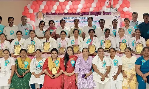 Tamil Nadu : अस्पतालों में नर्सों का सम्मान किया जाता Tamil Nadu : अस्पतालों में नर्सों का सम्मान किया जाता