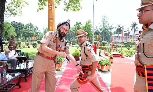 Haryana : मधुबन में पासिंग आउट परेड में प्रोबेशनर डीएसपी ने ली शपथ Haryana : मधुबन में पासिंग आउट परेड में प्रोबेशनर डीएसपी ने ली शपथ