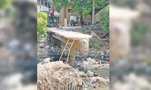 Aminjikarai में धीमी गति से हो रहा पुल निर्माण कार्य निवासियों को परेशान कर रहा
