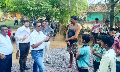 सुदूर वनांचल मर्दापाल में जल संसाधन विभाग के सचिव का सघन दौरा