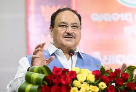 असम पंचायत चुनाव में एनडीए पर भरोसा जताने के लिए जनता का आभार : जेपी नड्डा असम पंचायत चुनाव में एनडीए पर भरोसा जताने के लिए जनता का आभार : जेपी नड्डा