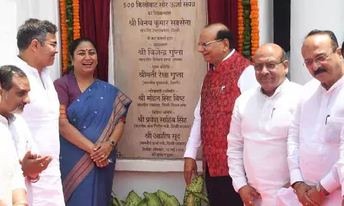 Delhi विधानसभा में 500 किलोवाट सौर संयंत्र की आधारशिला एलजी ने रखी