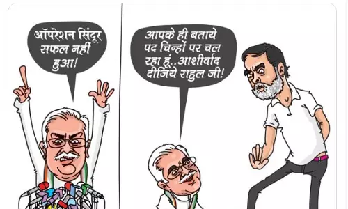 राहुल गांधी ने भूपेश को सौंपा सेना पर सवाल उठाने का कार्यभार : बीजेपी राहुल गांधी ने भूपेश को सौंपा सेना पर सवाल उठाने का कार्यभार : बीजेपी