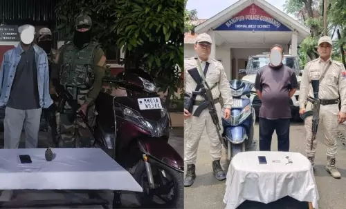 Manipur पुलिस ने थौबल में छह चोरी के वाहन जब्त किए, दो को गिरफ्तार किया