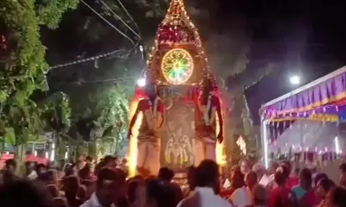 Rameswaram के गोविंदन मंदिर में पटाखा उत्सव मनाया गया
