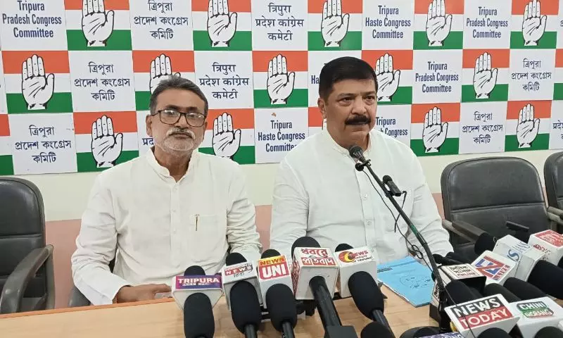 Tripura कांग्रेस ने केंद्र के संघर्ष विराम कदम पर सवाल उठाए Tripura कांग्रेस ने केंद्र के संघर्ष विराम कदम पर सवाल उठाए