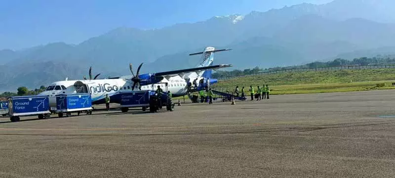 Kangra हवाई अड्डे पर दिल्ली, शिमला की उड़ानें फिर से शुरू Kangra हवाई अड्डे पर दिल्ली, शिमला की उड़ानें फिर से शुरू