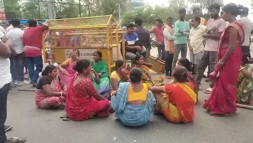 Ranchi: मोरहाबादी में अतिक्रमण हटाने का विरोध
