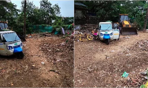 मुंबई : मीडिया रिपोर्ट के बाद NMMC ने DPS नेरुल के सामने कूड़े से भरे प्लॉट को साफ किया मुंबई : मीडिया रिपोर्ट के बाद NMMC ने DPS नेरुल के सामने कूड़े से भरे प्लॉट को साफ किया