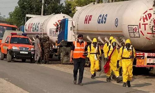 NDRF ने एलपीजी बॉटलिंग प्लांट में मॉक ड्रिल का आयोजन किया