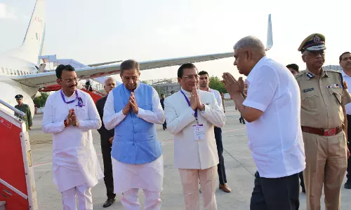 Jaipur: उपमुख्यमंत्री बैरवा ने उपराष्ट्रपति जगदीप धनखड़ को जयपुर से प्रस्थान पर दी विदाई