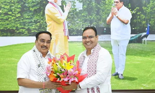 Jaipur: मुख्यमंत्री शर्मा की केंद्रीय जल शक्ति मंत्री श्री सीआर. पाटिल से भेंट