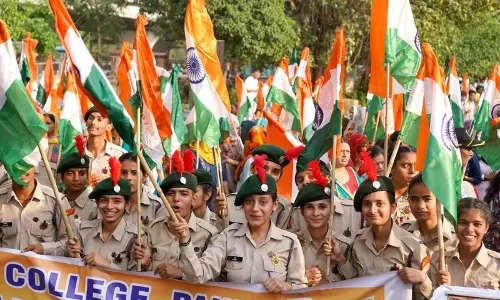 Haryana : भाजपा की तिरंगा यात्रा में हजारों लोग शामिल