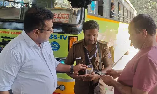 KKRTC बसों में स्मार्ट ईटीएम