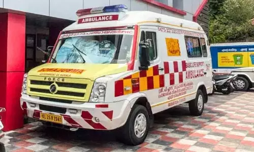 अनिश्चितता बदल गई है; एम्बुलेंस अब एरूर पंचायत के स्वामित्व में