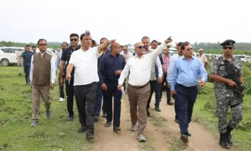Assam के मुख्यमंत्री ने धुबरी में नए थर्मल पावर प्लांट के लिए स्थल का निरीक्षण किया Assam के मुख्यमंत्री ने धुबरी में नए थर्मल पावर प्लांट के लिए स्थल का निरीक्षण किया