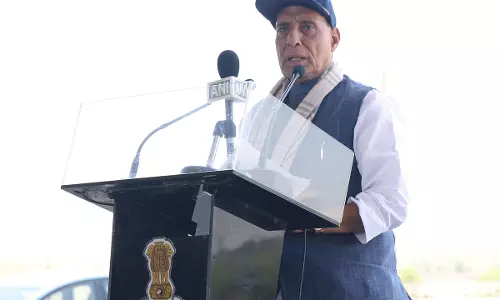 आतंकवाद के खिलाफ भारत की लड़ाई अब राष्ट्रीय रक्षा सिद्धांत का हिस्सा है: भुज एयरफोर्स स्टेशन पर राजनाथ सिंह