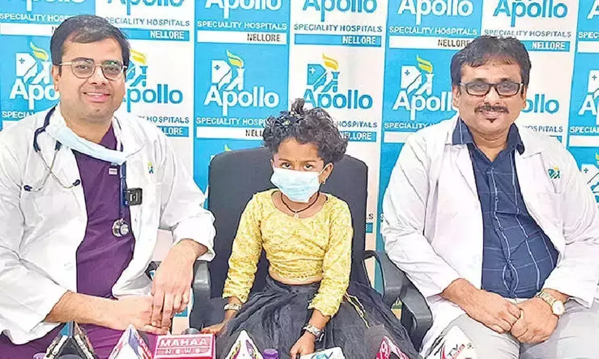 Andhra: नेल्लोर अपोलो के डॉक्टरों ने मस्तिष्क में खून का थक्का हटाया