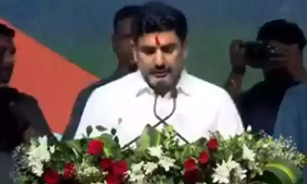 Andhra: नारा लोकेश ने अनंतपुर में रिन्यू पावर कॉम्प्लेक्स की आधारशिला रखी